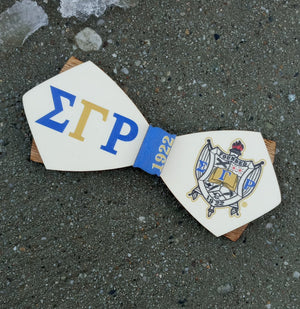 Sigma Gamma Rho Wood Bow Tie