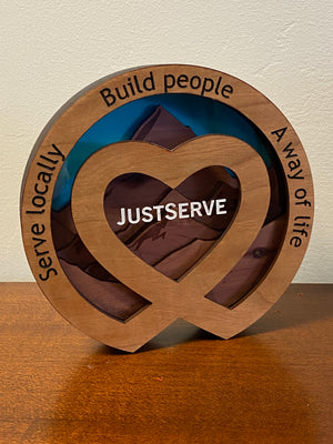 Just Serve Plaque