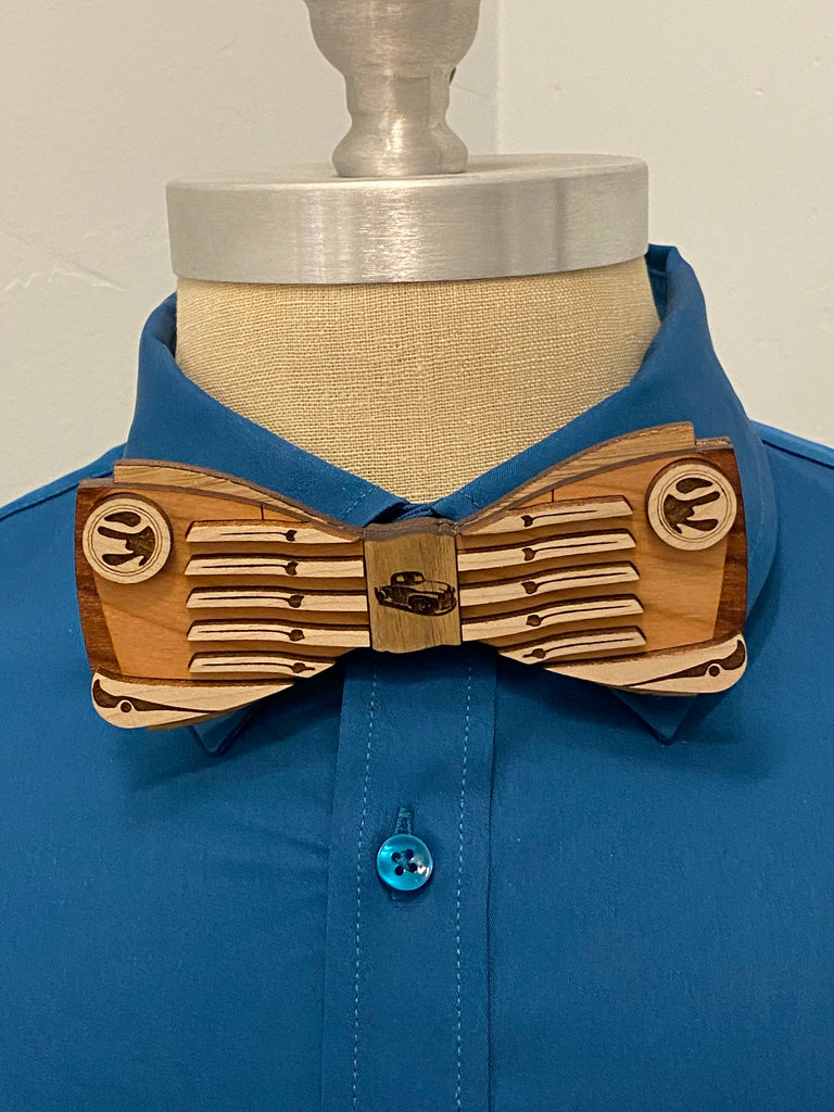 Chevy Grill Wooden Bow Tie
