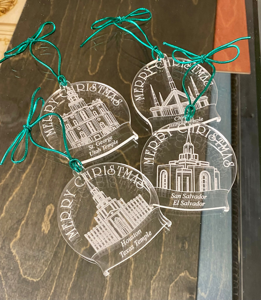 Temple Acrylic Ornament