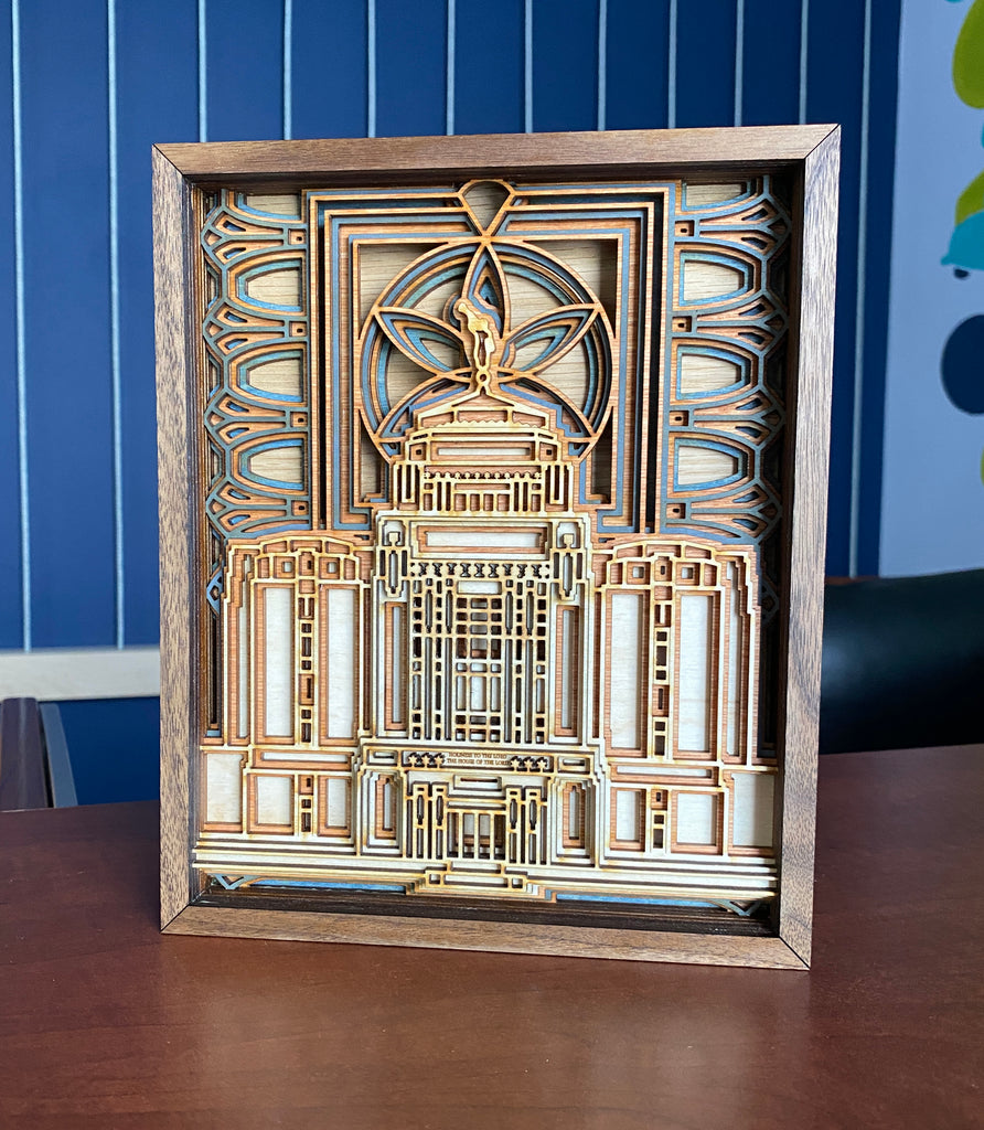Meridian Idaho Temple Plaque