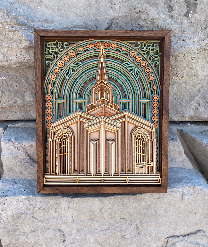 San Salvador El Salvador Temple Plaque