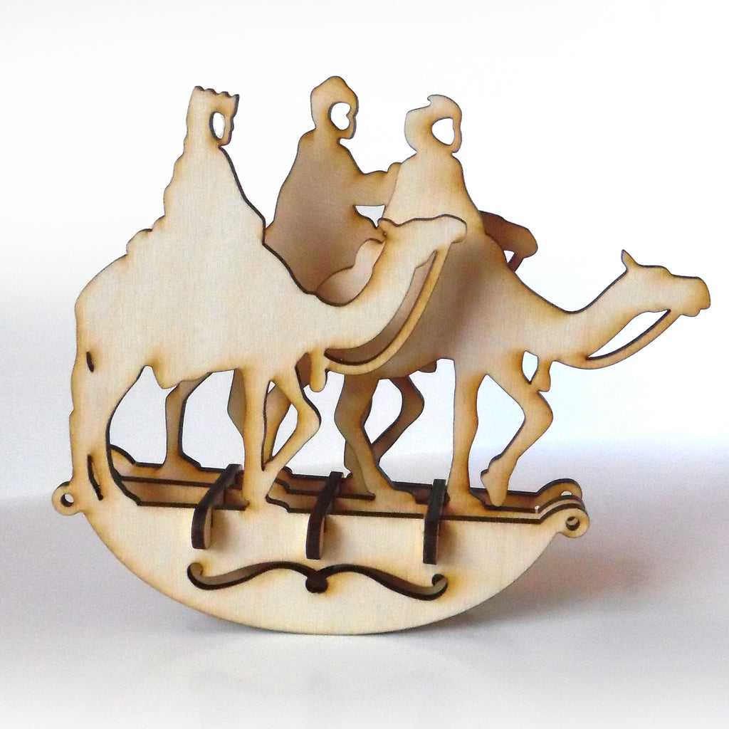 Wooden Christmas Wise Men Puzzle Rocker