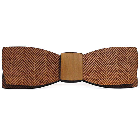 Herschel - Herringbone Slim Design Bow Tie
